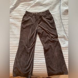 Gray, cold water creek thin courdory pants, gently used